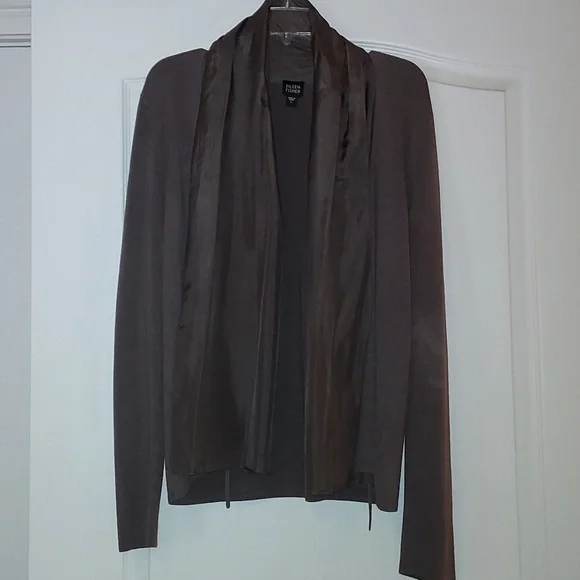 Eileen Fisher Shawl jacket sweater - Picture 1 of 7